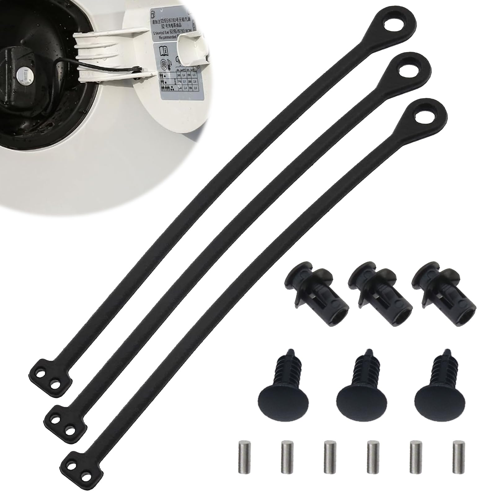 3 Sätze Tankdeckel Halteband, Leitung, Linie, Gummiband, Auto-Tankdeckel aus Gummi, Kraftstofftankdeckel Kompatibel mit VW Bora Audi Passat 3 Sätze Tankdeckel Halteband, Leitung, Linie, Gummiband, Auto-Tankdeckel aus Gummi, Kraftstofftankdeckel Kompatibel mit VW Bora Audi Passat von WUSANNA