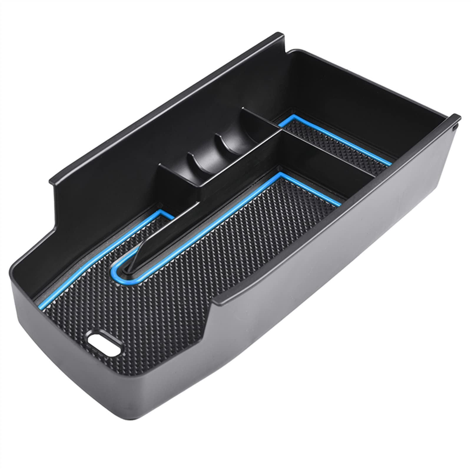 WUYDKEL Armlehne Aufbewahrungsbox Car Center Console Organizer, Kompatibel Mit Chevy Für Bolt EUV Für Bolt EV 2022 2023 Innenausstattung Armlehnenablage Aufbewahrungsbox(Blue) von WUYDKEL