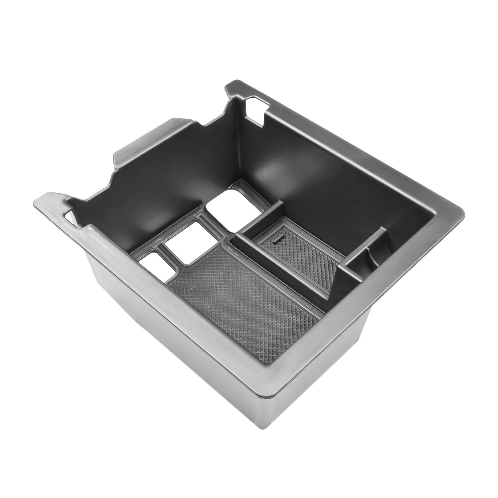 WUYDKEL Armlehne Aufbewahrungsbox Kompatibel Mit Mazda Für CX-5 2017 2018 2019 2020 2021 2022 2023 Auto-Mittelkonsolen-Organizer Armlehnen-Einsatztablett Aufbewahrungszubehör(Black Line) von WUYDKEL