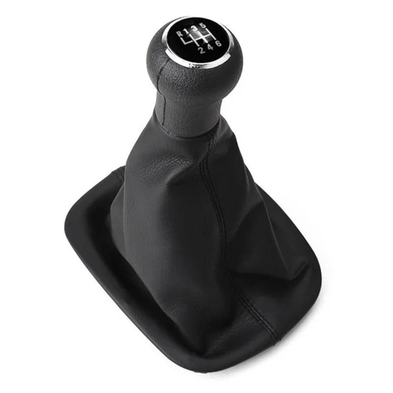 WUYDKEL Auto-Schaltknauf Kompatibel mit VW für Passat B5 B5.5 1998–2004 B5 FL 2000–2005 3B B5 3B2 3B5 1996–2000 5 6 Gang Auto Schaltknauf Gamasche Kofferraumabdeckung(6 Speed) von WUYDKEL