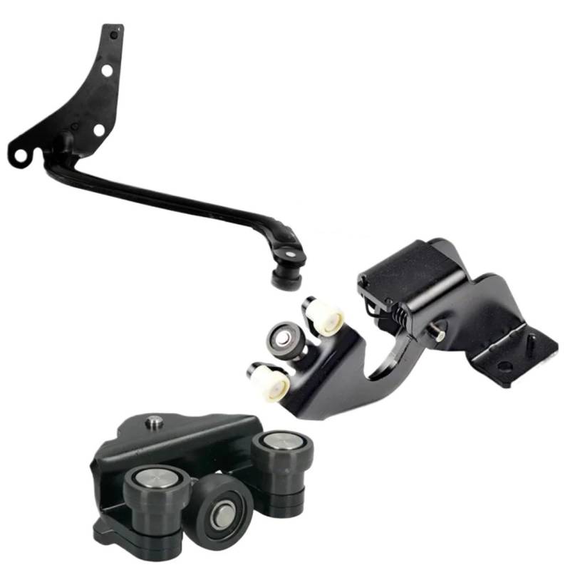 WUYDKEL Auto Türanschlag Kompatibel Mit FIAT Für Scudo 2007–2015 2016 OEM: 1498205080 1498209080 1498207080 1 Set Auto-Schiebetürrolle, Rechte Seite, Für Oben, Mitte, Unten von WUYDKEL