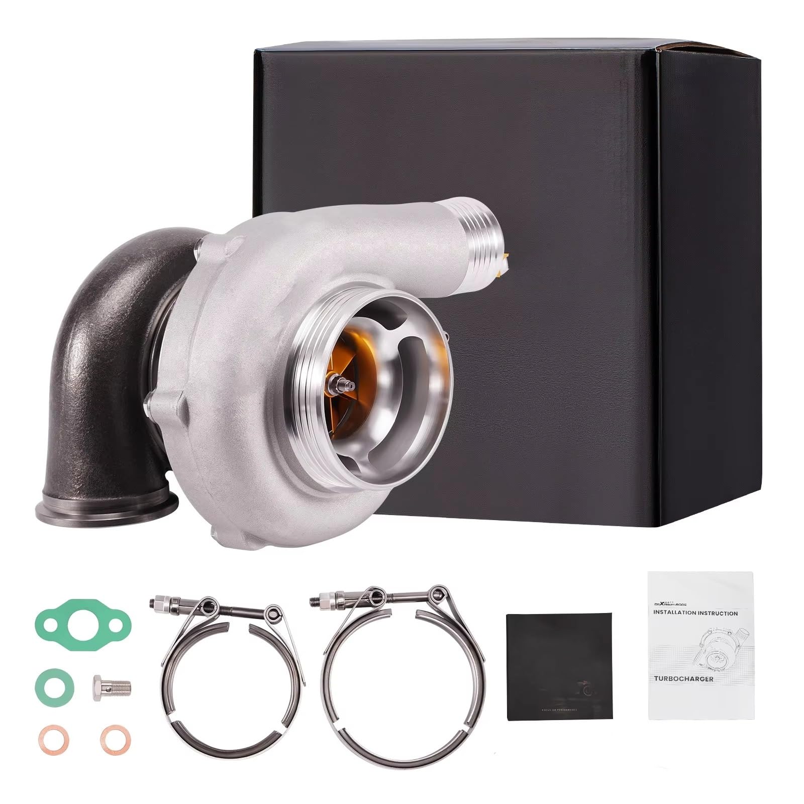 WUYDKEL Auto Turbolader Kompatibel Mit Allen 2,0- Bis 3,0-Liter-4/6-Zylinder-Motoren Für Bis Zu 500 PS. Turboladerband-Anti-Surge-Kugellager, Universell Für Turbo Billet GT3076 WUYDKEL Auto Turbolader Kompatibel Mit Allen 2,0- Bis 3,0-Liter-4/6-Zylinder-Motoren Für Bis Zu 500 PS. Turboladerband-Anti-Surge-Kugellager, Universell Für Turbo Billet GT3076 von WUYDKEL