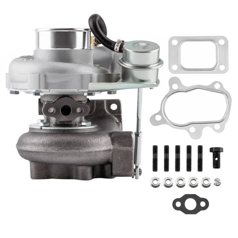 WUYDKEL Auto Turbolader T25 T28 GT25 GT28 GT2871 GT2860 A/R .64 Universal-Turbolader Für 1,5-2,0 L Billet-Turbolader-Turbine Bis Zu 400 PS Motor-Turbolader von WUYDKEL