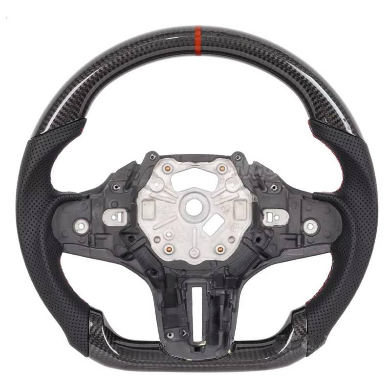 WUYDKEL Lenkrad Auto Kompatibel Mit 6er-Serie Für G32/G33 Für F90 M5 G01 X3 F97 X3M 2018 2019 2020 2021 2022 Für G11/G12 M2 M3 Beheiztes Sportlenkrad Autoteile(Size 1) von WUYDKEL