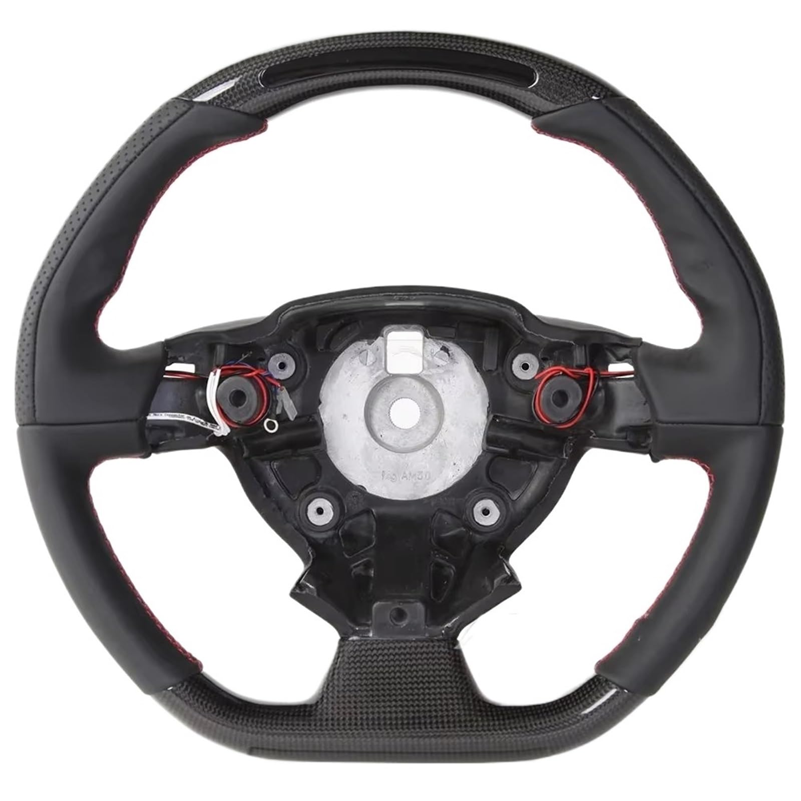 WUYDKEL Lenkrad Auto Kompatibel Mit Ferrari 458 488 F12 LCD-Lenkrad Aus Kohlefaser, Rennsport-Lenkrad, Auto-Innenausstattung(Gray) von WUYDKEL