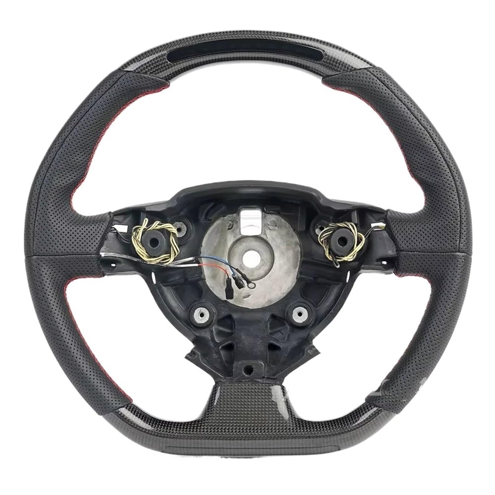 WUYDKEL Lenkrad Auto Kompatibel Mit Ferrari 458 488 F12 LCD-Lenkrad Aus Kohlefaser, Rennsport-Lenkrad, Auto-Innenausstattung(Multi-Colored) von WUYDKEL