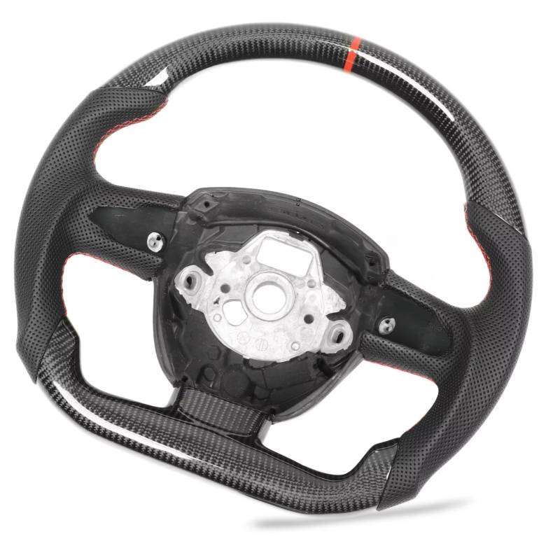 WUYDKEL Lenkrad Auto Kompatibel Mit Für A6 S6 C6 2005 2006 2007 2008 2009 2010 2011 Für A8 S8 D3 Für Facelift Lenkradmontage Innenraum Autozubehör von WUYDKEL
