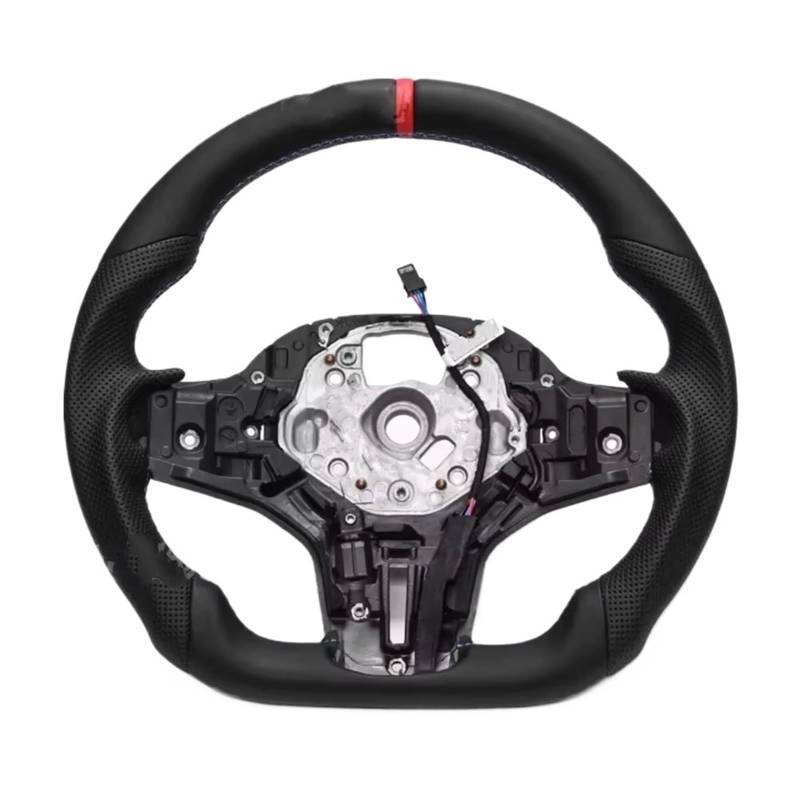 WUYDKEL Lenkrad Auto Kompatibel Mit Für G02 Für X4 F98 X4M G05 X5 F95 X5M G07 X7 2019 2020 2021 2022 Für G08 IX3 G29 Z4 G06 X6 F96 X6M Auto-Sportlenkrad(Red,Style 4 Heated) von WUYDKEL