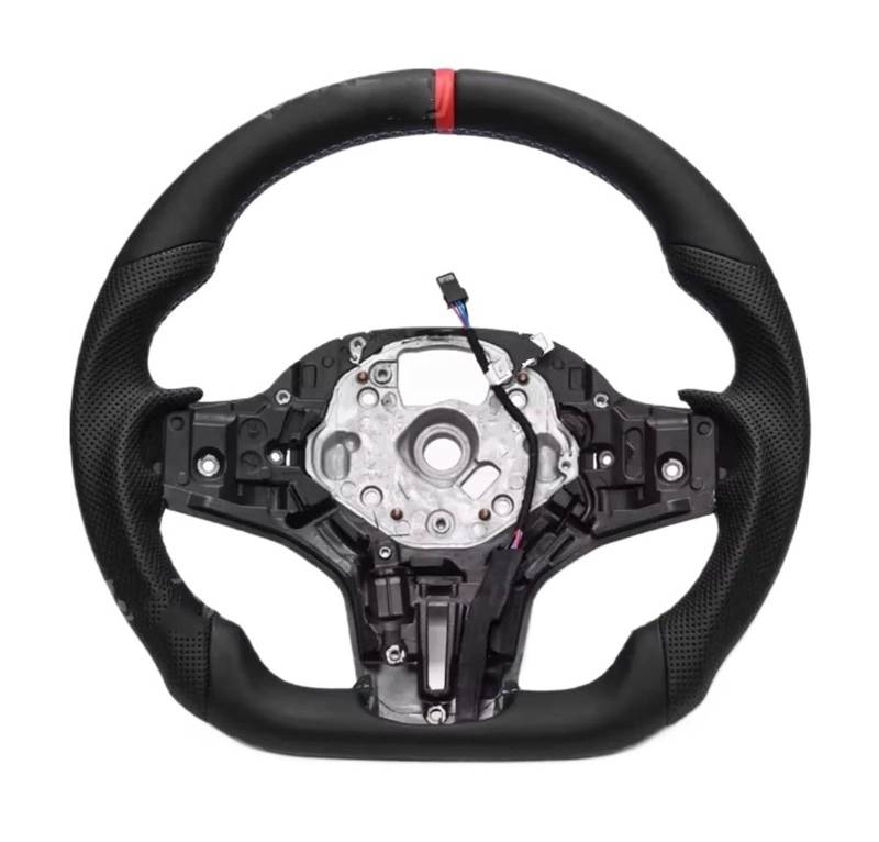 WUYDKEL Lenkrad Auto Kompatibel Mit Für G05 X5 F95 X5M G02 X4 F98 X4M G20 G21 G07 X7 G14 G15 G16 2019 2020 2021 2022 Auto-Lenkrad-Zubehör Mit Heizung(Size 2 Heated) von WUYDKEL