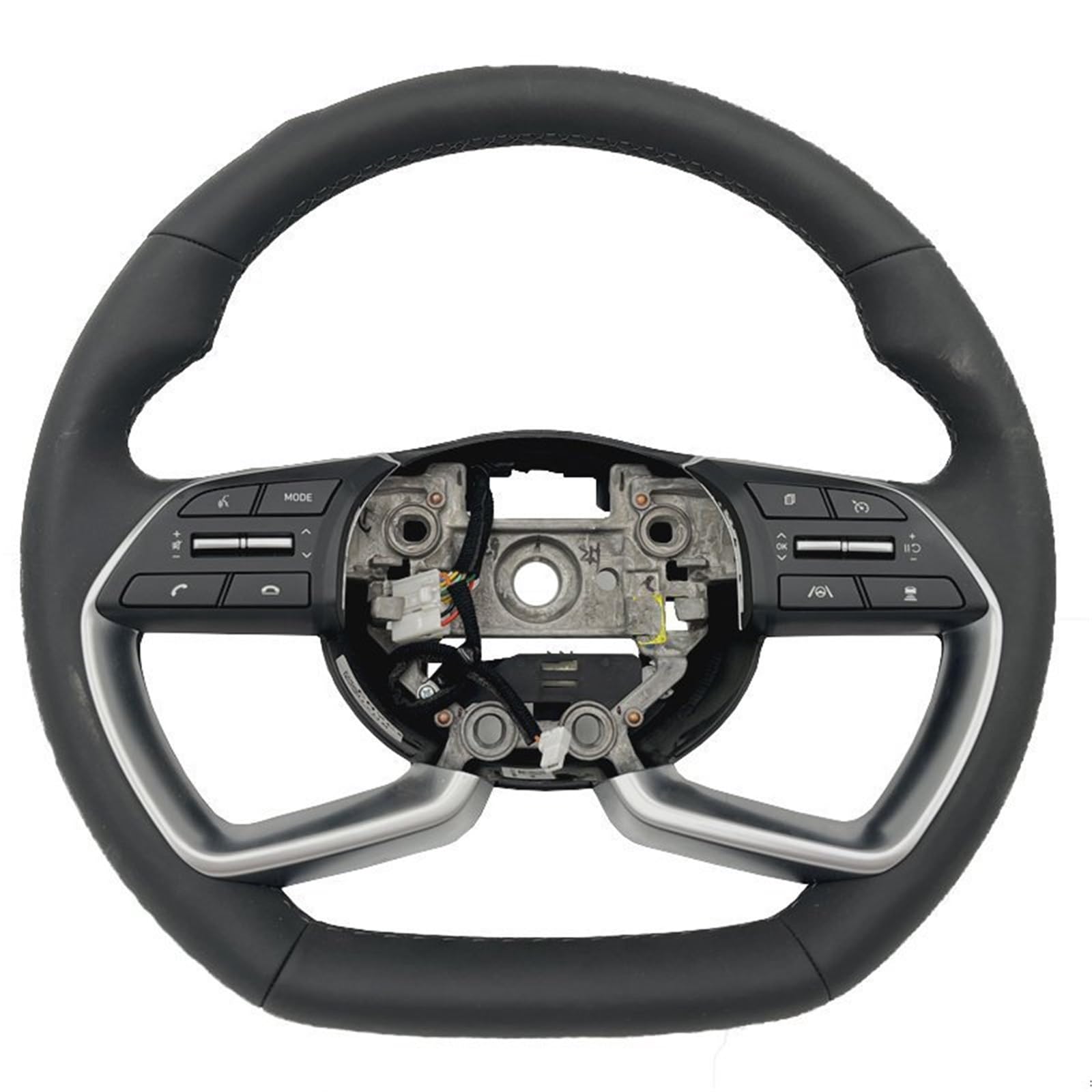 WUYDKEL Lenkrad Auto Kompatibel Mit Hyundai Für Elantra CN, Auto-Lenkradmontage, Lenkgetriebe, Sportlenkrad, Typ D, Autozubehör 56110-bu700(Size 2) von WUYDKEL