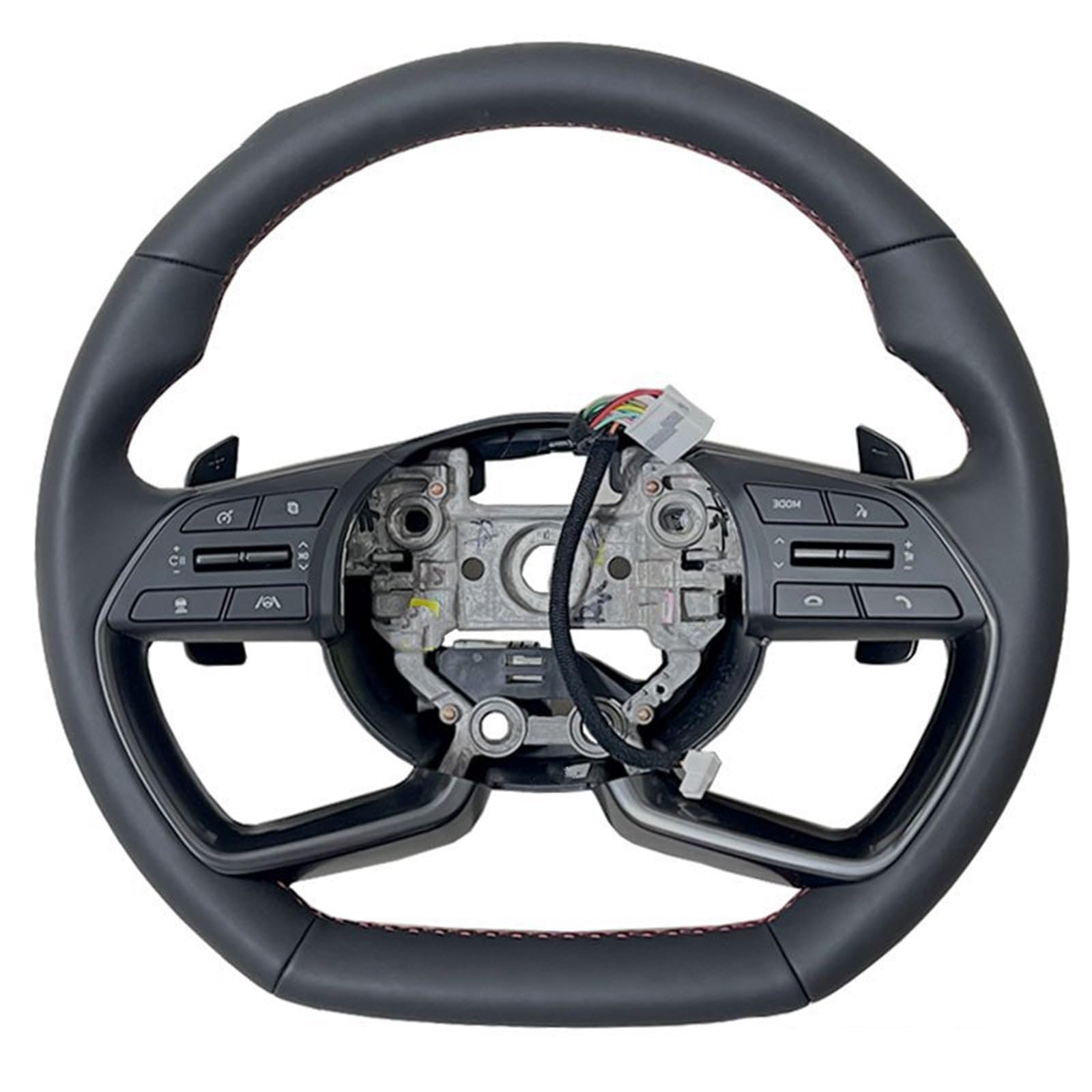 WUYDKEL Lenkrad Auto Kompatibel Mit Hyundai Für Elantra CN, Auto-Lenkradmontage, Lenkgetriebe, Sportlenkrad, Typ D, Autozubehör 56110-bu700(Size 3) von WUYDKEL
