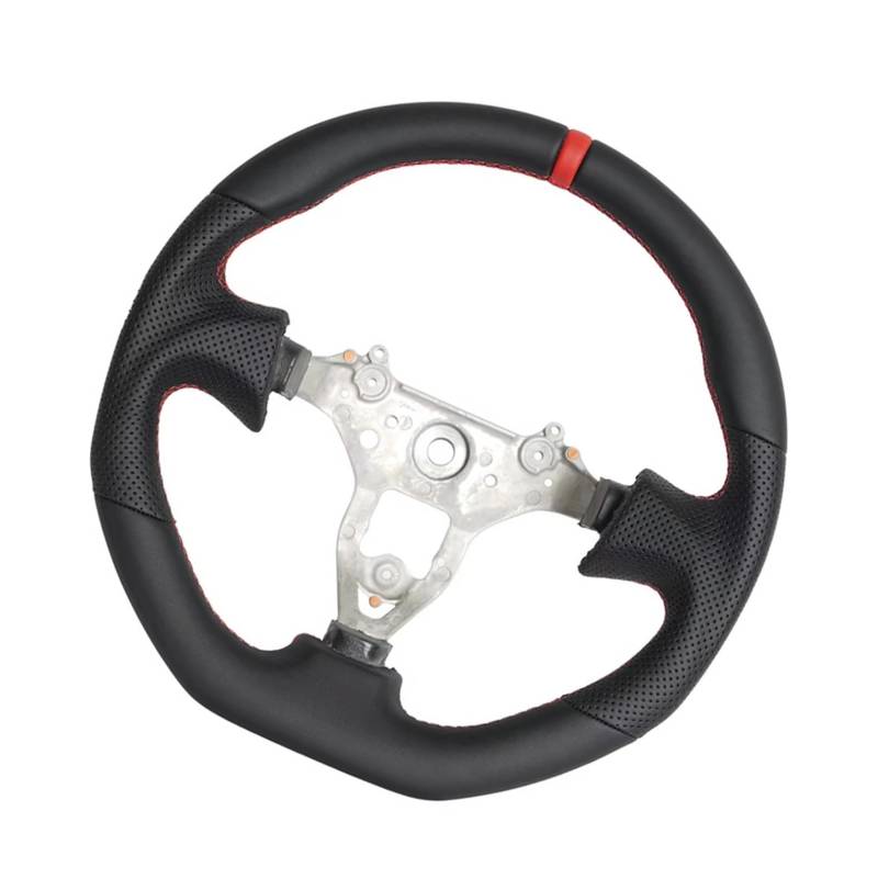 WUYDKEL Lenkrad Auto Kompatibel Mit Nissan Per GT-R R34 1999 2000 2001 2002 2003 2004 2005 2006 D-förmiges Lenkrad Mit Flacher Unterseite, Modifikationsautozubehör von WUYDKEL