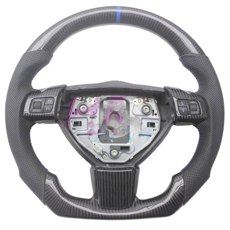WUYDKEL Lenkrad Auto Kompatibel Mit Opel Für Astra H 2004 2005 2006 2007 2008 2009 2010 Ersatz-Lenkradbaugruppe Aus Kohlefaser, Innenausstattung, Autoteile von WUYDKEL