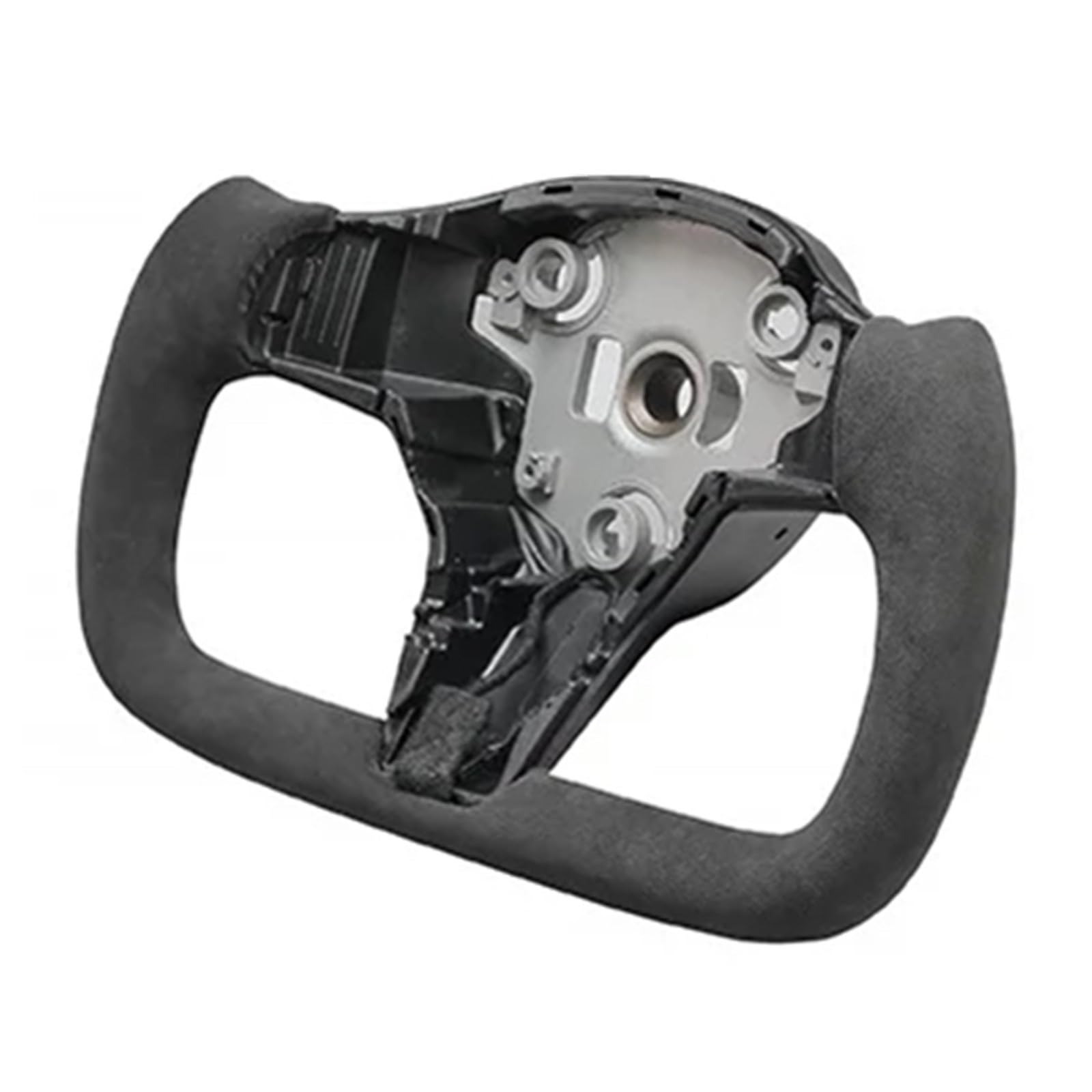 WUYDKEL Lenkrad Auto Kompatibel Mit Tesla Für Model Y 3 2017 2018 2019 2020 2021 2022 2023 Jochlenkradbaugruppe Heizung Innenraum Autozubehör(Size 3) von WUYDKEL