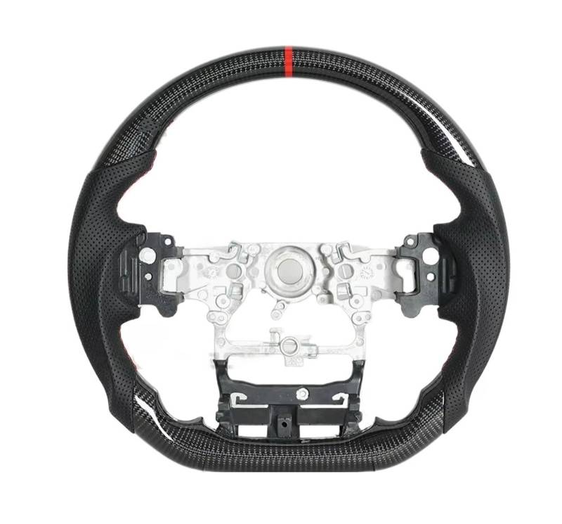WUYDKEL Lenkrad Auto Kompatibel Mit Toyota Für Prado Für LC250 2024 2025 Für LC150 2009–2018 2019 2020 2021 2022 2023 Carbonfaser-Autosport-Lenkradteile(Size 2) von WUYDKEL