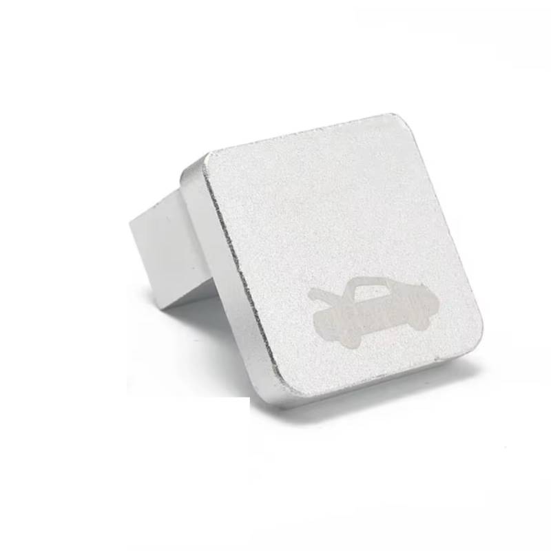 WUYDKEL Motorhaube Griff Kompatibel Mit Civic 1996–2011 EPSW9611 Billet-Aluminium-Motorhaubenentriegelungsgriff-Öffner-Reparatursatz Motorabdeckungsschloss(Silver) von WUYDKEL