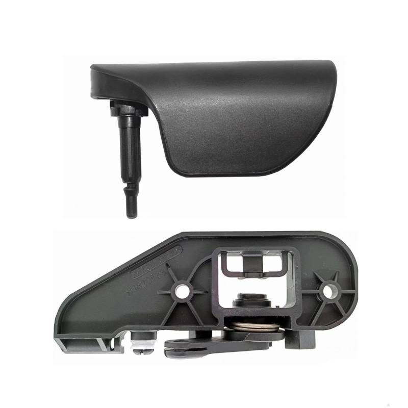 WUYDKEL Motorhaube Griff Kompatibel Mit TT Für MK2 8J 2007 2008 2009 2010 2011 2012 2013 2014 8J2823533C LHD-Motorhaubenentriegelungsgriffabdeckung Und Entriegelungshalterungssätze(1 Set) von WUYDKEL