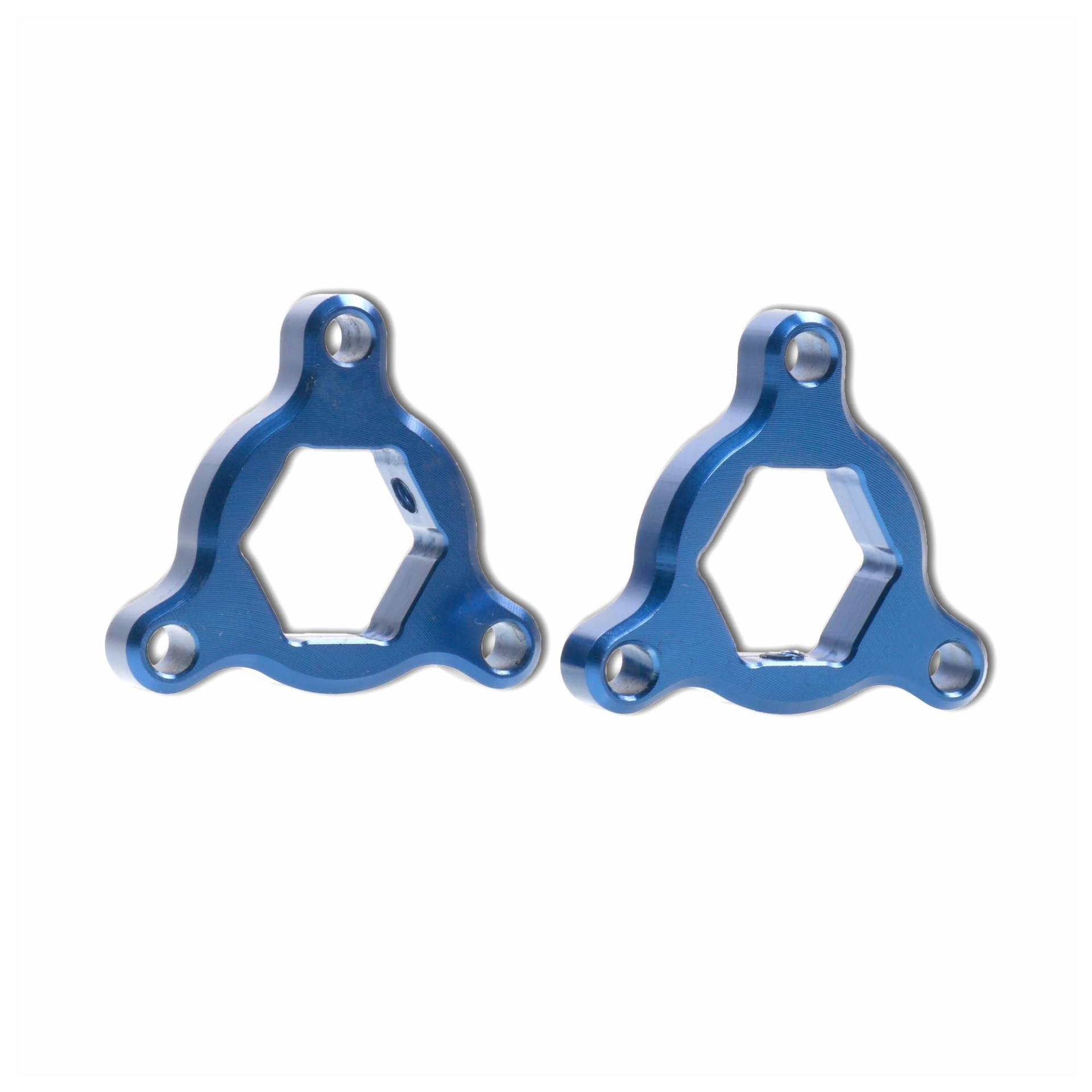 WUYUEY Motorrad Gabelvorspann Regler Für KA&WASAKI ZX-6R ZX-10R ZX-14R 2006-2010 Motorrad-Vorderstoßdämpfer-Einstellcode. Vorderer Stoßdämpfer-Einsteller(Blau) von WUYUEY
