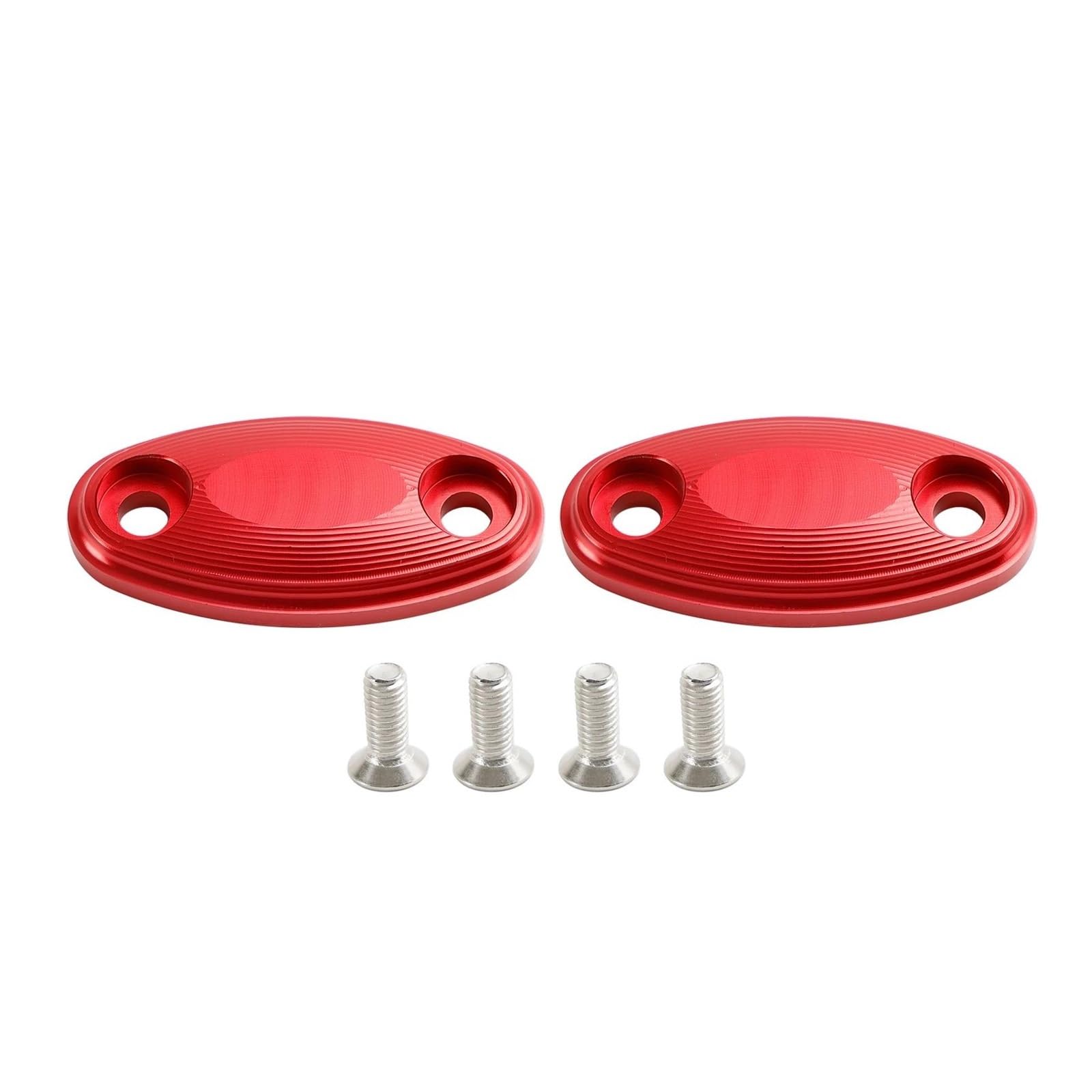WUYUEY Motorradspiegel Lochabdeckung Für HON&DA CBR650R CBR 650R 2019 Motorrad Spiegelloch Dekorative Abdeckung Rückspiegelbasis(rot) von WUYUEY