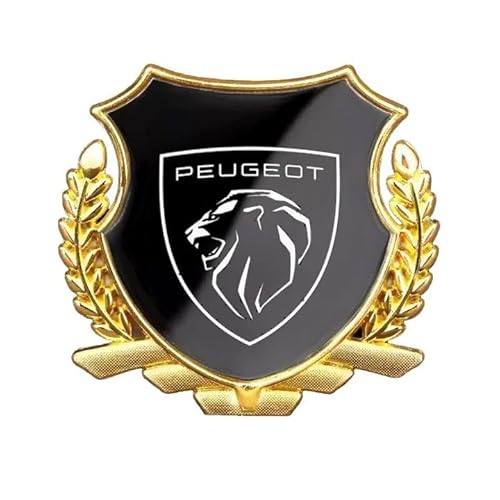 Auto Metall Emblem Aufkleber für Peugeot 108 Hatch 2014-, Front Motorhaube/Heckkoffer Abzeichen Heckklappen Logo Auto-Emblem-Aufkleber,D Auto Metall Emblem Aufkleber für Peugeot 108 Hatch 2014-, Front Motorhaube/Heckkoffer Abzeichen Heckklappen Logo Auto-Emblem-Aufkleber,D von WWEIMING