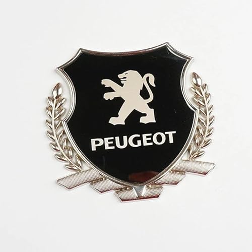 Auto Metall Emblem Aufkleber für Peugeot 108 Hatch 2014-, Front Motorhaube/Heckkoffer Abzeichen Heckklappen Logo Auto-Emblem-Aufkleber,K Auto Metall Emblem Aufkleber für Peugeot 108 Hatch 2014-, Front Motorhaube/Heckkoffer Abzeichen Heckklappen Logo Auto-Emblem-Aufkleber,K von WWEIMING