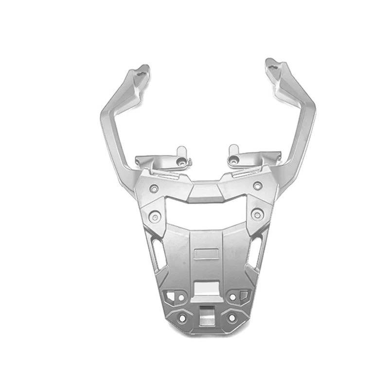 Motorrad Gepäckträger Topcase Halter Motorrad Gepäck Rack Halterung Hinten Gepäck Rack Rahmen Abdeckung Panel Halter Regal Unterstützung Für XADV-750 2021 2022 2023 2024 Gepäckträger mit Soziusgriff(3 von WWHUMM