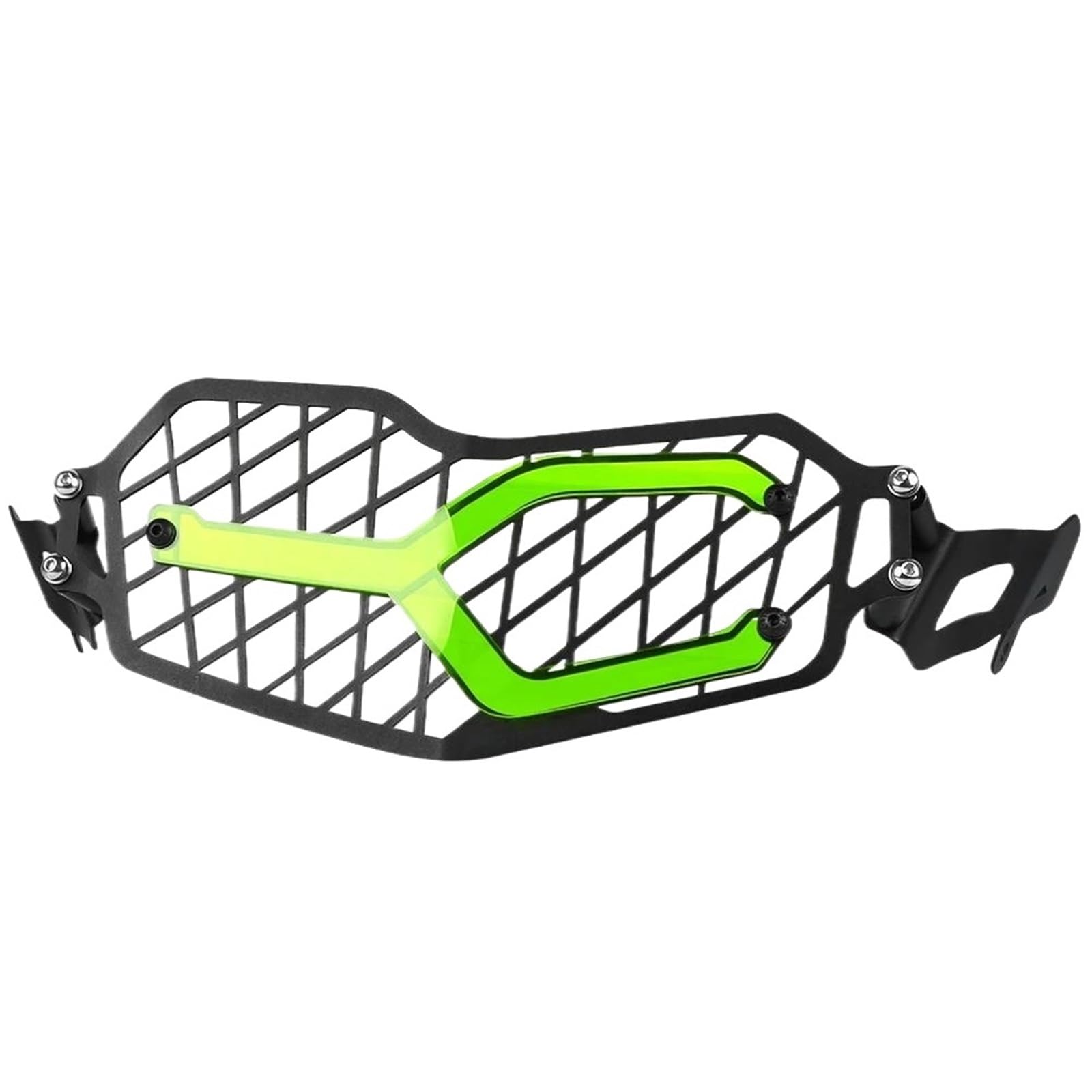 Motorrad Netz Grill Abdeckung Motorrad-Scheinwerferschutz-Grill-Maskenabdeckung Moto-Scheinwerferschutz-Kopf-Licht-Lampen-Kühlergrill-Abdeckungsschutz Für F900GS Adventure ADV 2024 2025 2026(Green) von WWHUMM