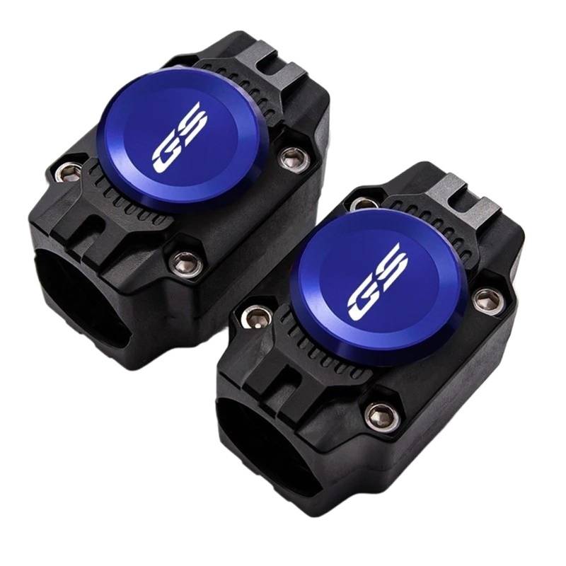 Stoßstangen Blockschutz Für R1250GS R1200GS/A Adventure R1300GS F650GS F750GS F850GS G310GS Motorschutz Stoßstangenschutz Antikollisionsblock Motorrad Stoßfänger Motorschutz Schutzstoßstangenblock(Blu von WWHUMM