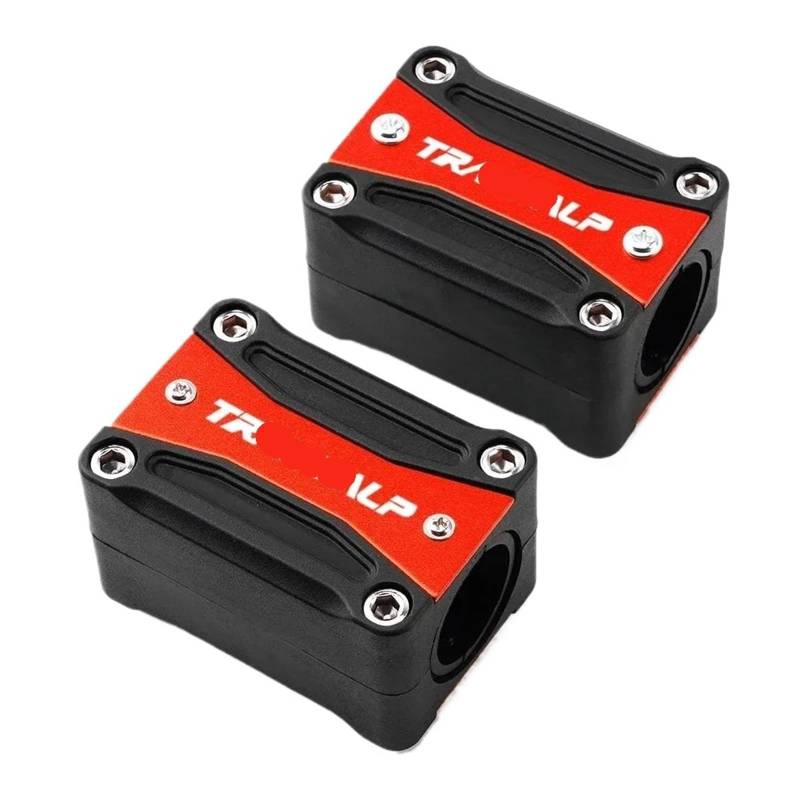 WWHUMM Motorrad Dekorative Block Für XL750 TRANSALP 600 650 700 750 XLV Motorradzubehör Motorschutzschutz Stoßfänger Dekorativer Block Motorrad Stoßfängerblock Stoßstangenverkleidung Schutzblock(Red) von WWHUMM