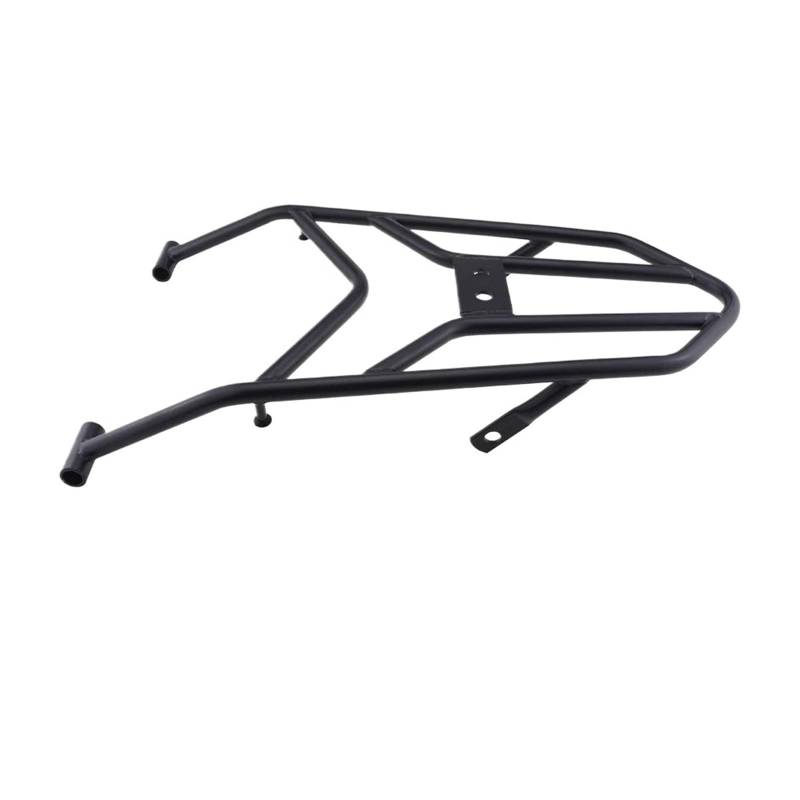 WWHUMM Motorrad Gepäckträger Topcase Halter Hinten Schwanz Rack Koffer Gepäck Träger Bord Gepäck Rack Regal Für CRF300L CRF300 Rally CRF250L CRF250 Rally 21-24 Gepäckträger mit Soziusgriff(BLACK1) von WWHUMM