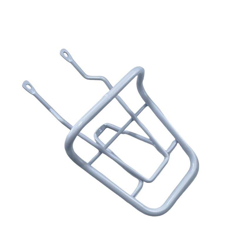 WWHUMM Motorrad Gepäckträger Topcase Halter Motorrad-Heckrahmen, Hinterer Eisenrahmen, Hinterer Reitstock Und Hintere Halterung Für DIO50 AF27 AF28 DIO 50 Gepäckträger mit Soziusgriff(Chrome) von WWHUMM