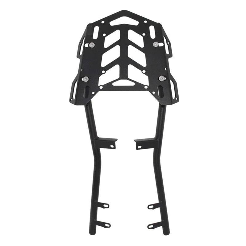 WWHUMM Motorrad Gepäckträger Topcase Halter Schwarz Motorrad Gepäckträger Gepäckträger Regal Top Fall Halter Halterung Für MT-125 MT-15 2018 2019 2020 2021 2022 Gepäckträger mit Soziusgriff von WWHUMM