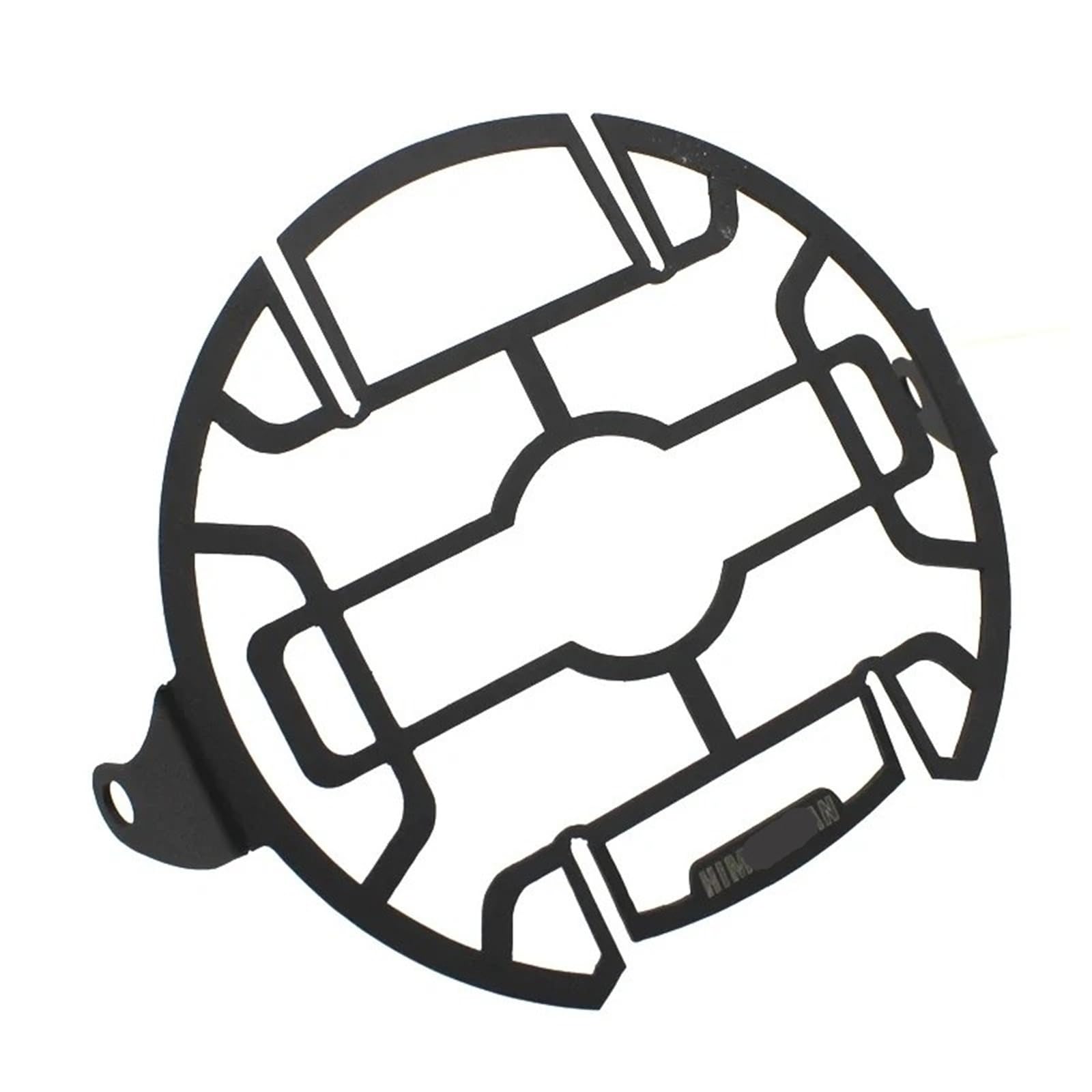 WWHUMM Motorrad-Metallgitter Motorrad-Scheinwerfer-Kopf-Licht-Schutz-Schutz-Abdeckung Schutz-Grill Für Himalayan 450 2024 Motorrad-Scheinwerfer-Schutz-Abdeckung Scheinwerfer-Schutz(Logo) von WWHUMM