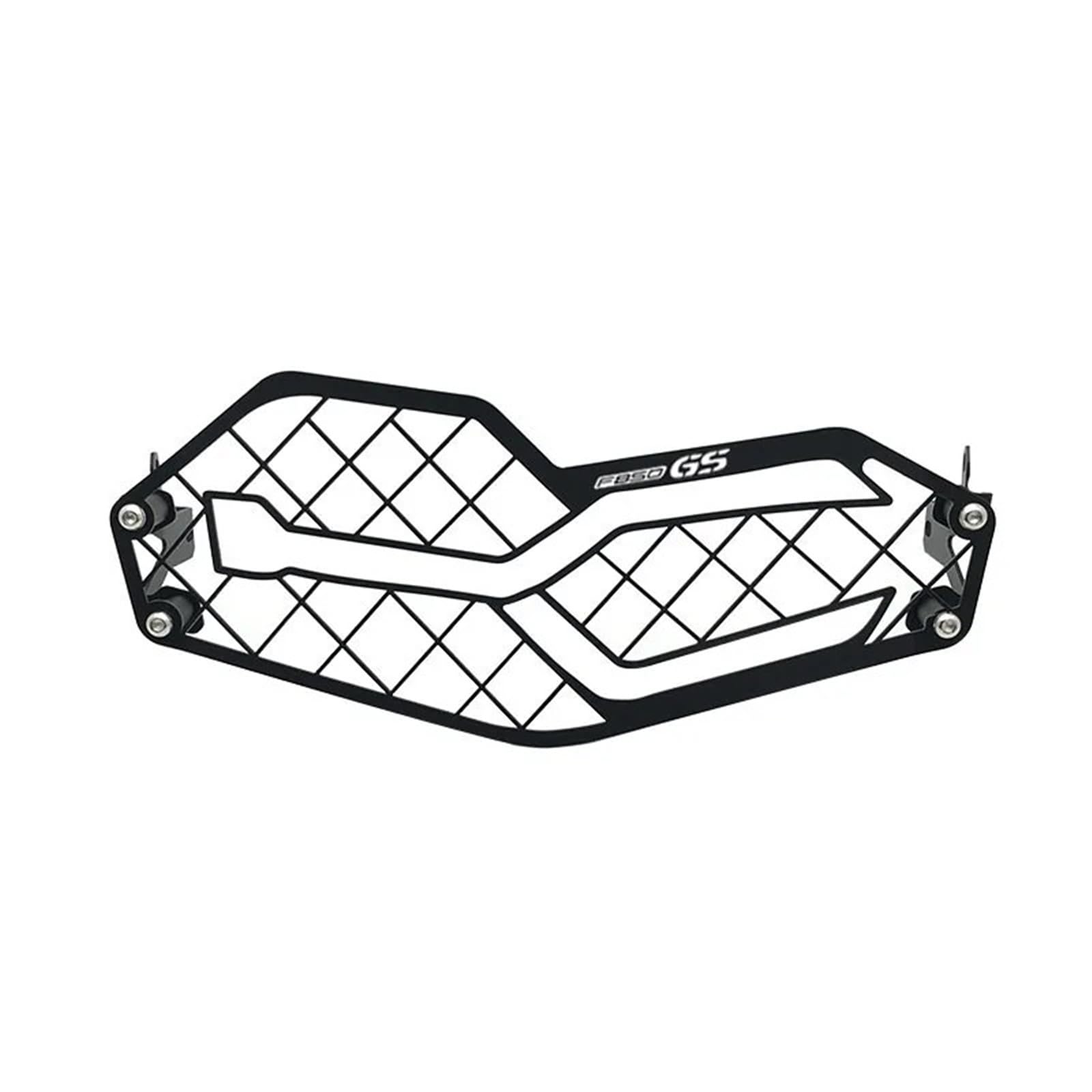 WWHUMM Motorrad-Metallgitter Motorradzubehör Scheinwerferabdeckung Schutzgitter Grillgitter Schutz Für F850GS F750GS 2018-2023 Motorrad-Scheinwerferschutzabdeckung Scheinwerfer-Schutz(F850GS Logo) von WWHUMM