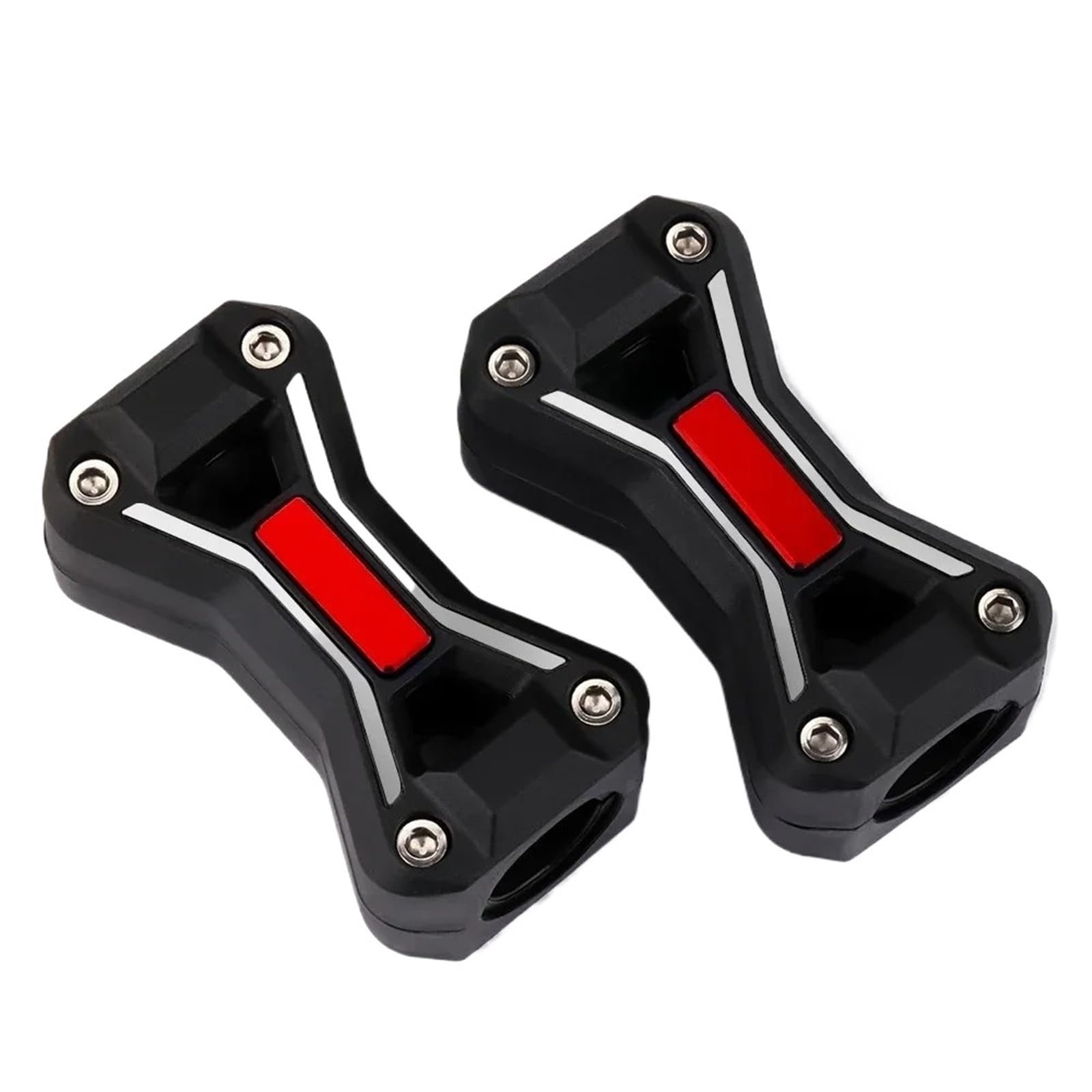WWHUMM Motorrad Motorschutzbügel Motorschutzschutz Stoßfänger Dekorativer Block Für VFR 800 VRF1200 VRF800 Motorradzubehör Motorrad Dekorativer Block Motorrad Stoßstangen Blöcke(Red) von WWHUMM