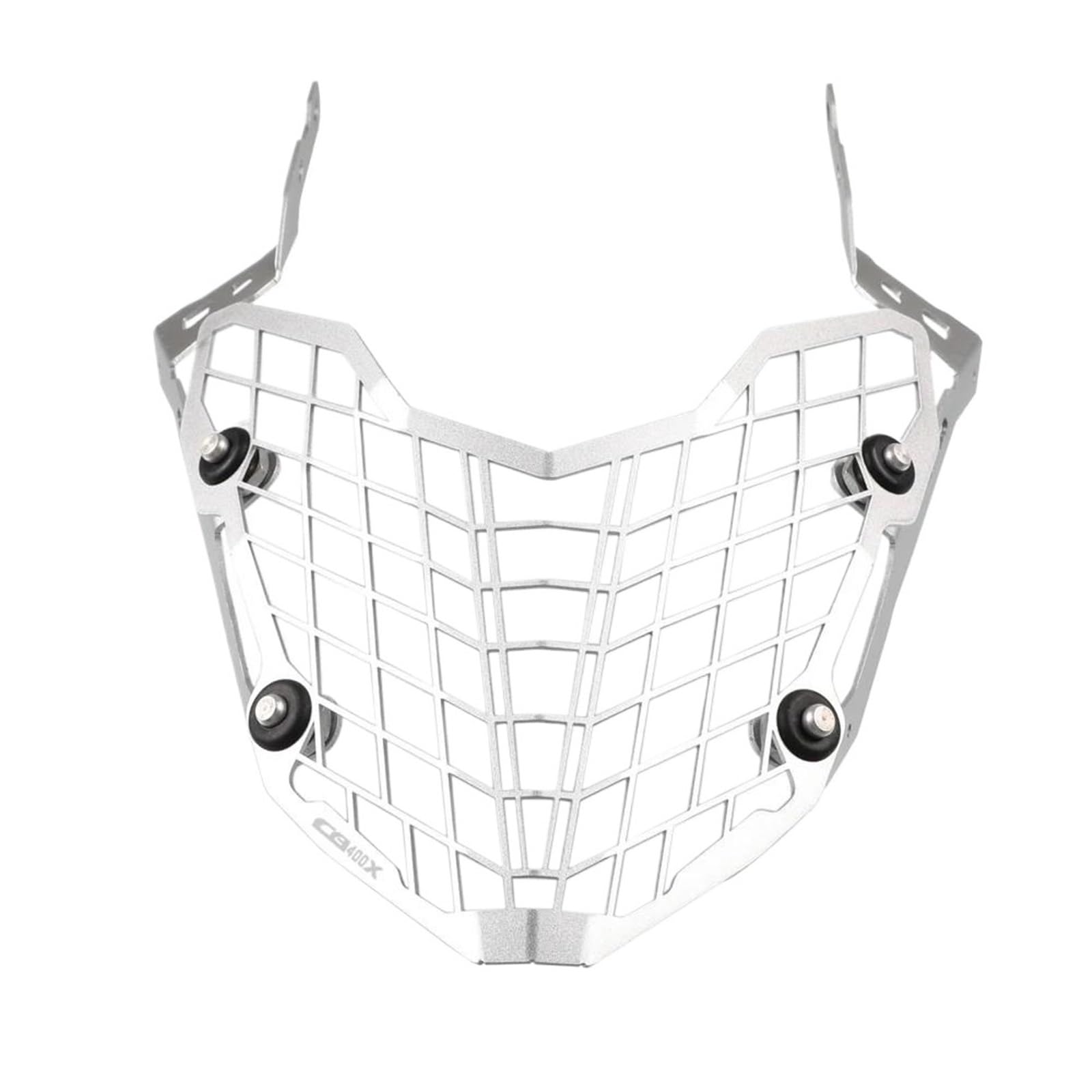 WWHUMM Motorrad Netz Grill Abdeckung Für CB500X CB400X 2020-2024 Motorradzubehör Scheinwerferschutz Kühlergrillschutzabdeckung Motorradscheinwerferschutz Scheinwerfer Gitter(CB400X-Silver) von WWHUMM