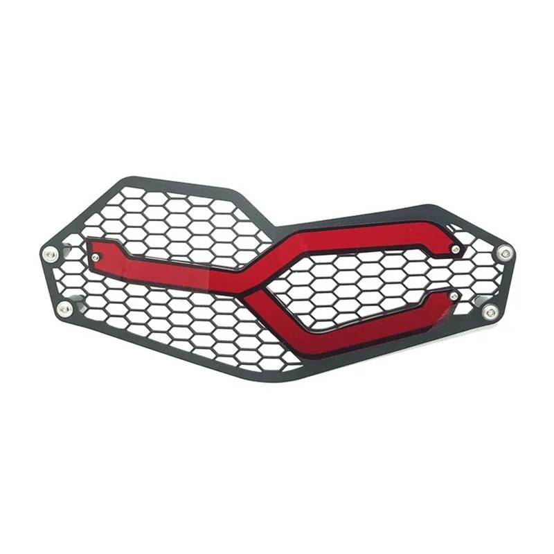 WWHUMM Motorrad Netz Grill Abdeckung Für F850GS F750GS 2018-2023 2020 2021 2022 Scheinwerferschutz Kopflichtlampengitter Abdeckung Schutz Motorrad Scheinwerfermaske Scheinwerfer Gitter(Red) von WWHUMM