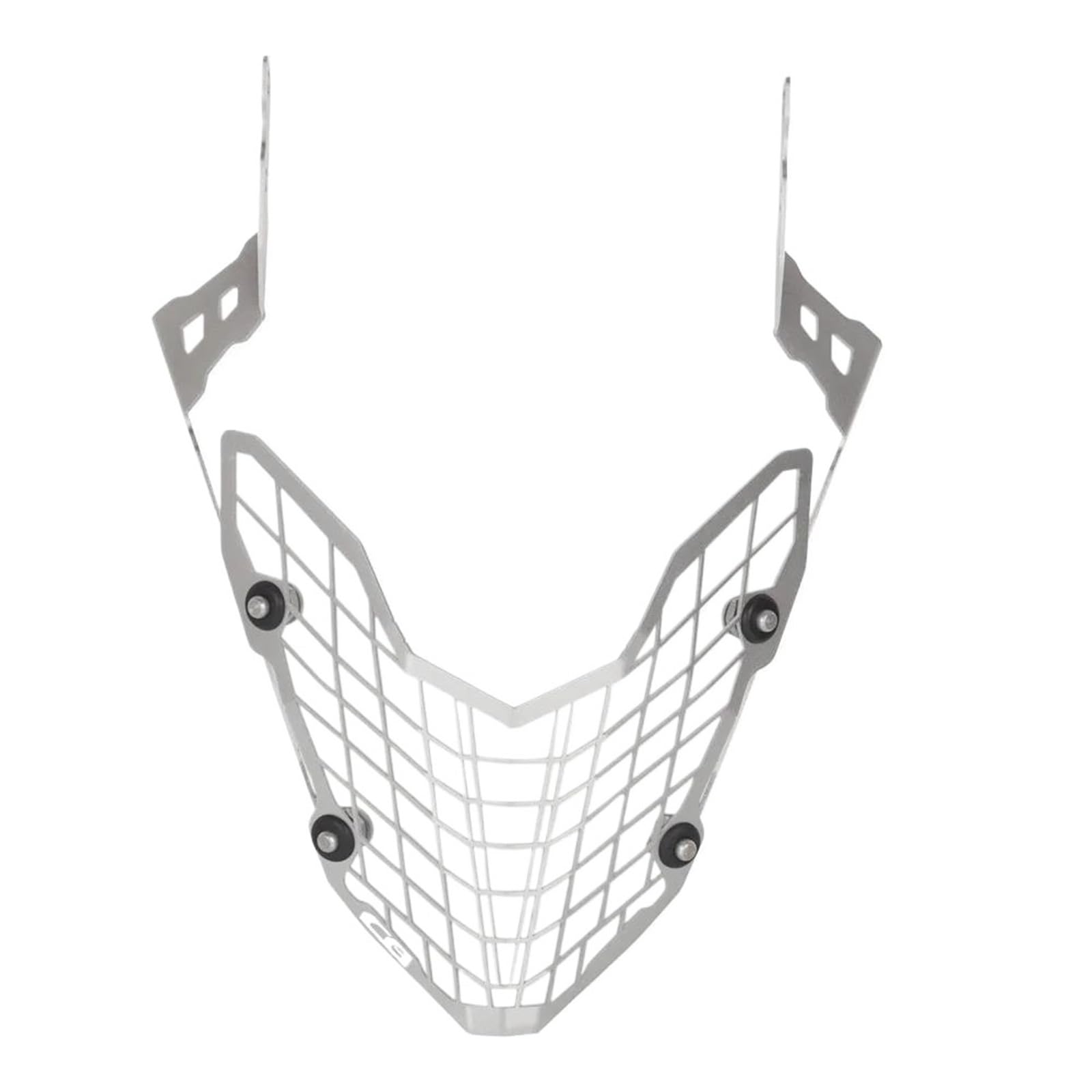 WWHUMM Motorrad Netz Grill Abdeckung Motorrad Abdeckung Maske Motorrad Werkzeug Scheinwerfer Schutz Kühlergrill Schutz Abdeckung Für CB500X CB400X 2020-2024(Silver-A) von WWHUMM