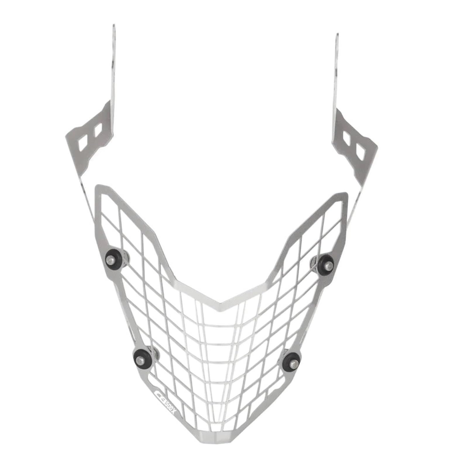 WWHUMM Motorrad Netz Grill Abdeckung Motorrad Abdeckung Maske Motorrad Werkzeug Scheinwerfer Schutz Kühlergrill Schutz Abdeckung Für CB500X CB400X 2020-2024(Silver-C) von WWHUMM