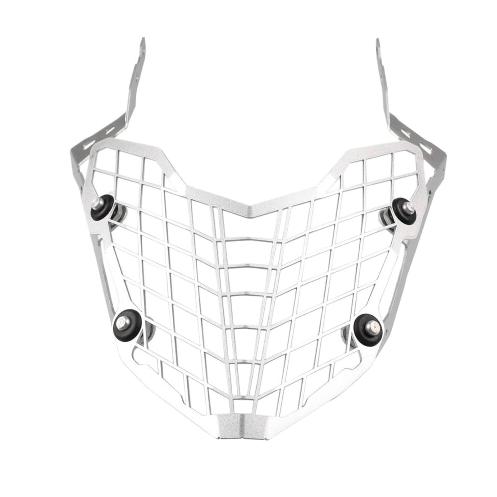 WWHUMM Motorrad Netz Grill Abdeckung Motorrad Abdeckung Maske Motorrad Werkzeug Scheinwerfer Schutz Kühlergrill Schutz Abdeckung Für CB500X CB400X 2020-2024(Silver-D) von WWHUMM