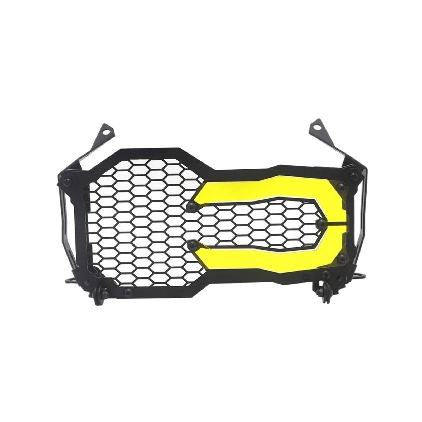 WWHUMM Motorrad Netz Grill Abdeckung Motorrad-Lampenmaske Schutzfolie Motorradzubehör Scheinwerferschutzgitter Für R1200GS R1250GS LC Adventure(Yellow) von WWHUMM