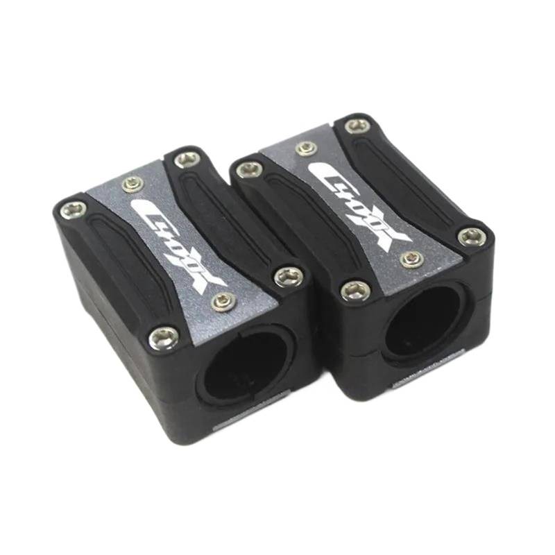 WWHUMM Motorstoßstangenblock Für C400X C400GT 2019 2020 Motorrad Motorschutz Stoßstangenschutz Dekorativer Block Motorrad Crash Bar Slider Stoßstangenschutz Dekor(C400X-Titanium) von WWHUMM