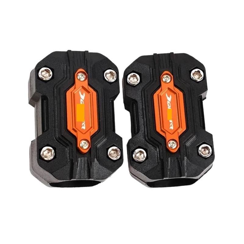 WWHUMM Motorstoßstangenblock Motorrad Stoßfänger Block Schutz Dekor Motorrad Zubehör Motorschutz Stoßstangenschutz Schutz Für Dominar400 Dominar250 2018-2023 2024 Stoßstangenschutz Dekor(Orange) von WWHUMM