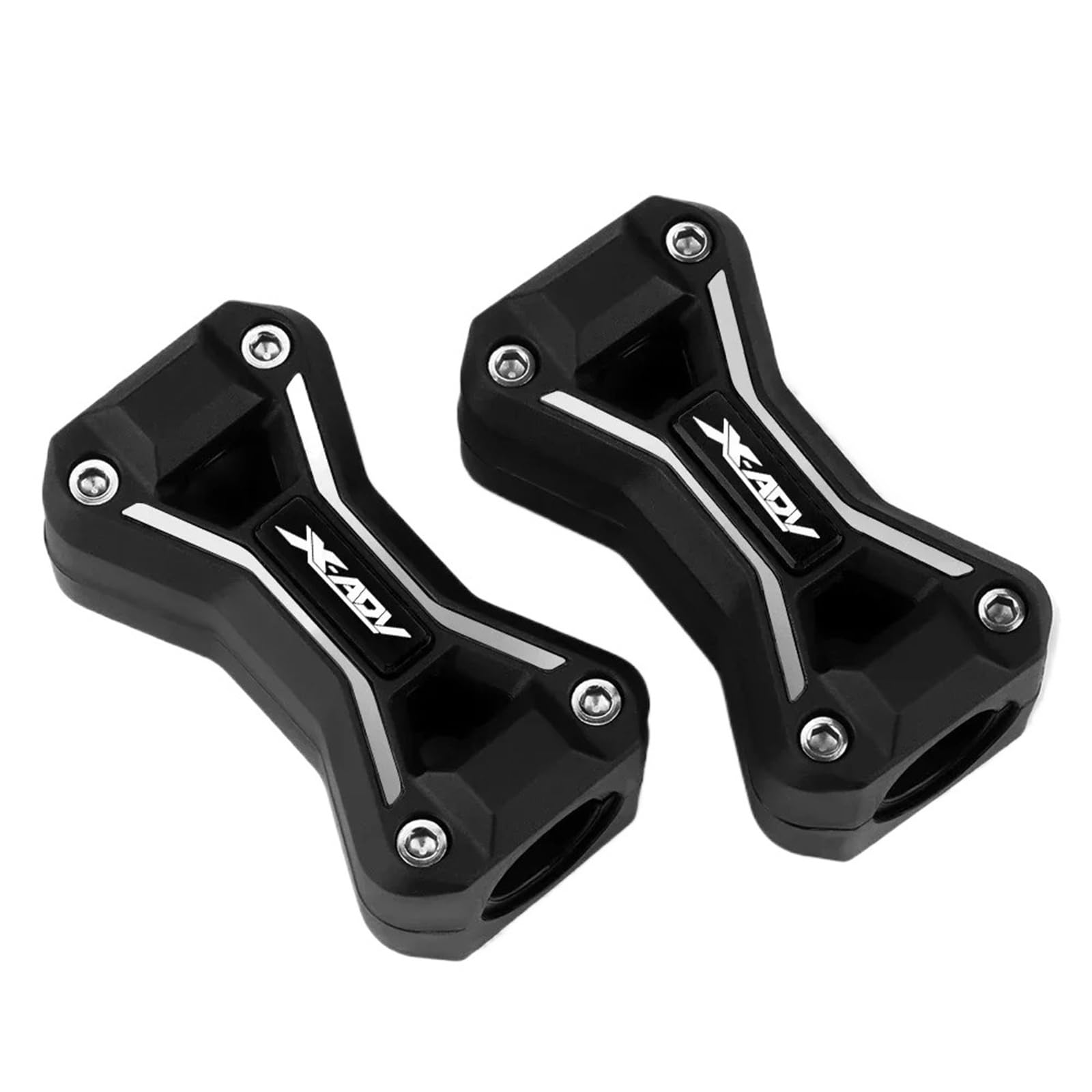WWHUMM Stoßstange dekorativer Für X-ADV 750 2019 2020 2021 2022 2023 Qualitäts-Motorradzubehör Motorschutzblock Stoßstangenschutz Motorrad-Motorschutz stoßstangenblock-Schutzdekor(Black) von WWHUMM