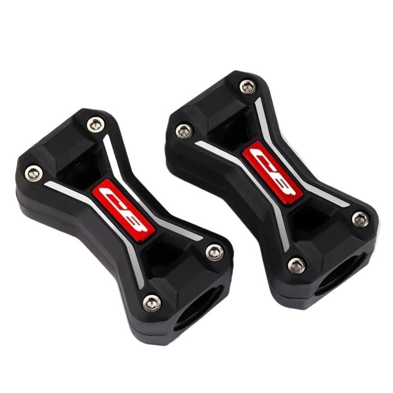 WWHUMM Stoßstangen Blockschutz Motorrad Dekorativer Block Motorradzubehör Motorschutzschutz Stoßfänger Dekorativer Block Für CB1000R CB1100 Schutzstoßstangenblock(Red CB) von WWHUMM