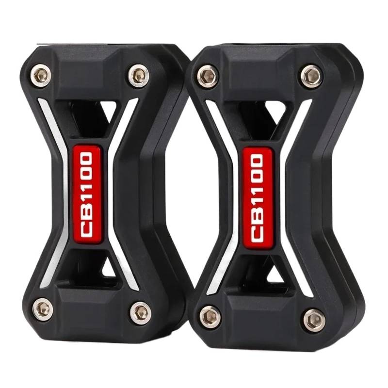 WWHUMM Stoßstangen Blockschutz Motorrad Dekorativer Block Motorradzubehör Motorschutzschutz Stoßfänger Dekorativer Block Für CB1000R CB1100 Schutzstoßstangenblock(Red CB1100) von WWHUMM