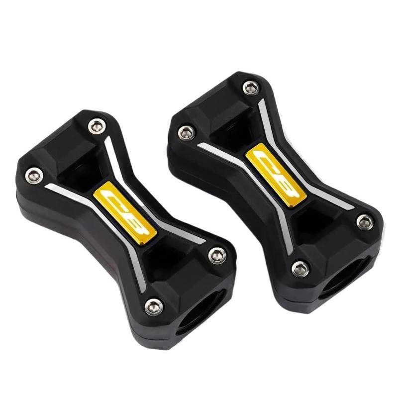 WWHUMM Stoßstangen Blockschutz Motorrad Dekorativer Block Motorradzubehör Motorschutzschutz Stoßfänger Dekorativer Block Für CB1000R CB1100 Schutzstoßstangenblock(Yellow CB) von WWHUMM