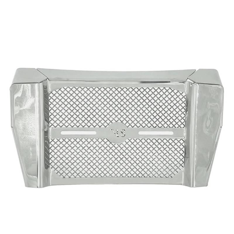 Motorrad Guard Grill Cover Protector Motorrad-Grill-Abdeckung Zubehör Geeignet Für R18 2020 2021 2022 Motorrad-Ölkühlerabdeckung Kühlerschutzabdeckung Universal Motorrad Kühlerschutz Kühler(Chromed) von WWSADE