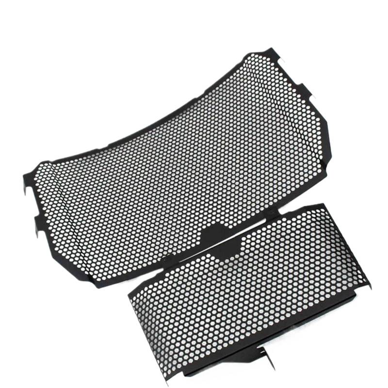 Motorrad Kühlerschutz Kühler Motorrad-Wassertank-Schutzabdeckung Motorrad-Kühlergrillschutzabdeckung Kühlerkühlung Kühlerschildschutz Für MT-10 FZ10 2016-2023 Kühlergrill schutz abdeckung(No Logo) von WWSADE