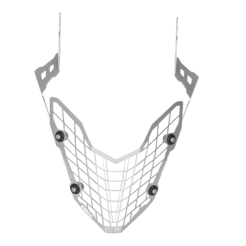Motorrad Scheinwerfer Schutz Motorrad Abdeckung Maske Motorrad Werkzeug Scheinwerfer Schutz Kühlergrill Schutz Abdeckung Für CB500X CB400X 2020-2024 Scheinwerfer Lampe Abdeckung Motorrad(Silver-B) von WWSADE